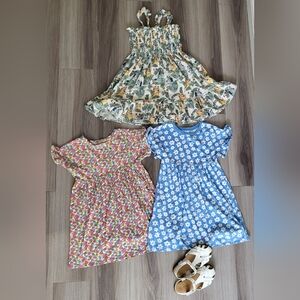 Old Navy Colorful Floral Kids Dress